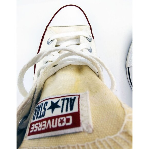 Converse All Star Ox Low-Top Unisex 7 Women Men 9 Optical White Canvas Shoes - Picture 13 of 16